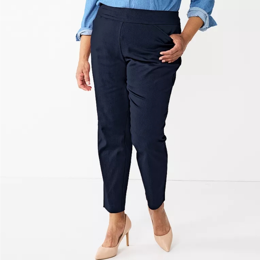 ⭐Navy Blue Old Navy Pants Straight Leg Workwear 22⭐